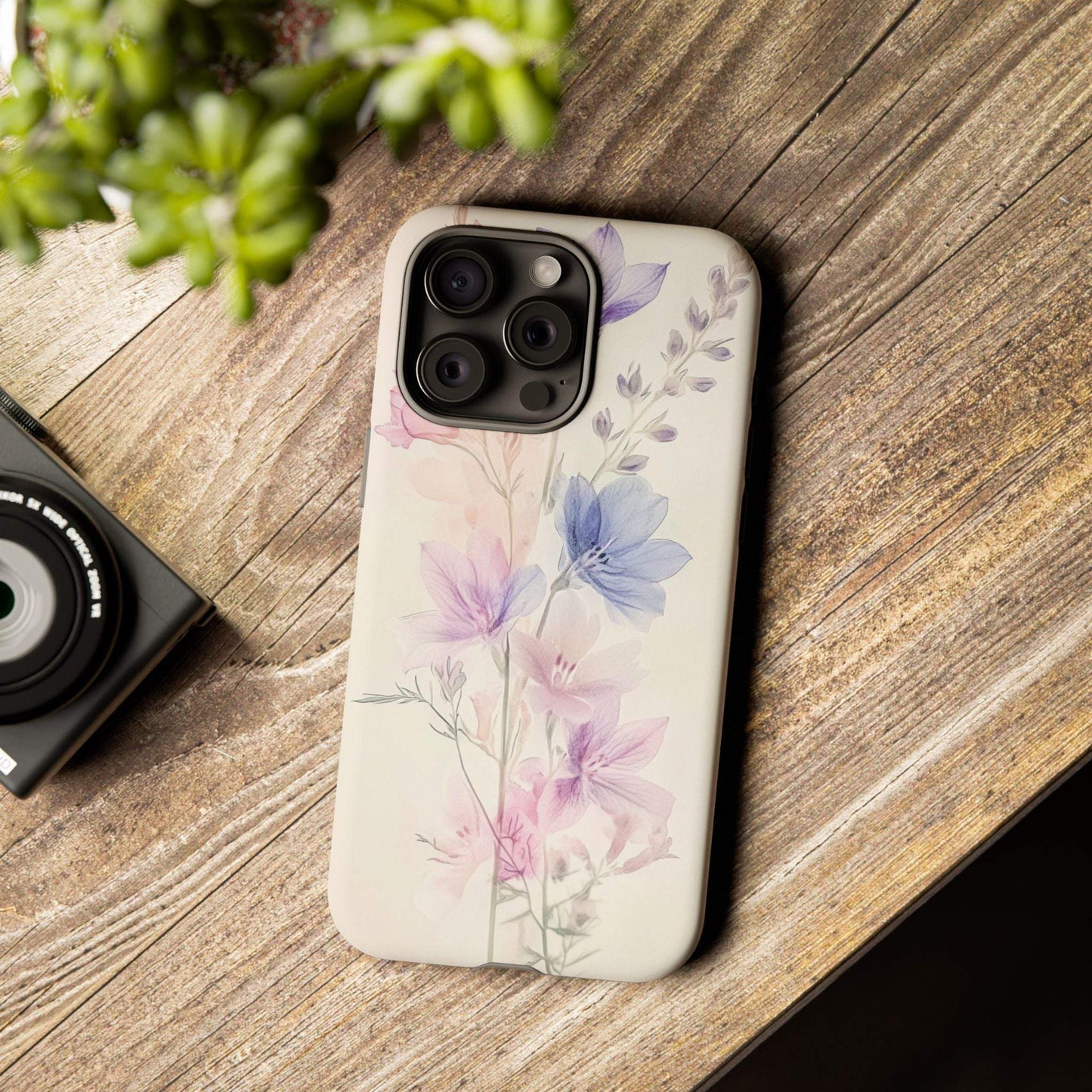 Floral Tough Phone Case | Stylish Tech Accessory, Gift for Her, Trendy Phone Cover, Summer Vibes, Nature Lovers