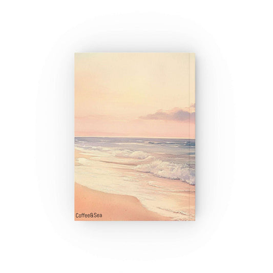 Ocean-themed hard backed journal with beach breeze design and vibrant coastal cover.