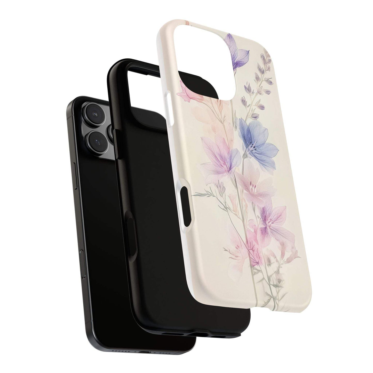 Floral Tough Phone Case | Stylish Tech Accessory, Gift for Her, Trendy Phone Cover, Summer Vibes, Nature Lovers