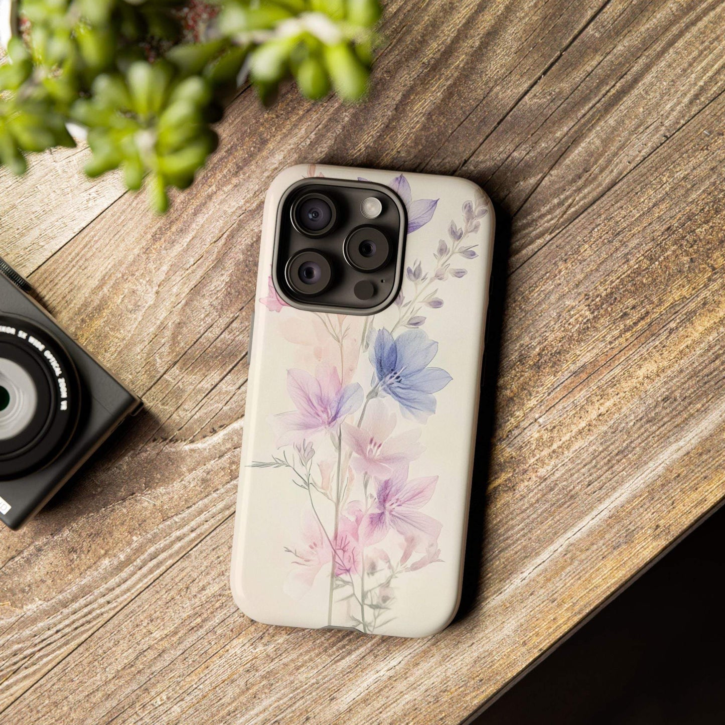 Floral Tough Phone Case | Stylish Tech Accessory, Gift for Her, Trendy Phone Cover, Summer Vibes, Nature Lovers