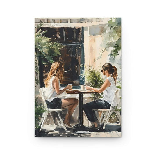 Chic Conversation Journal with watercolor art cover, perfect for writing and gifting.