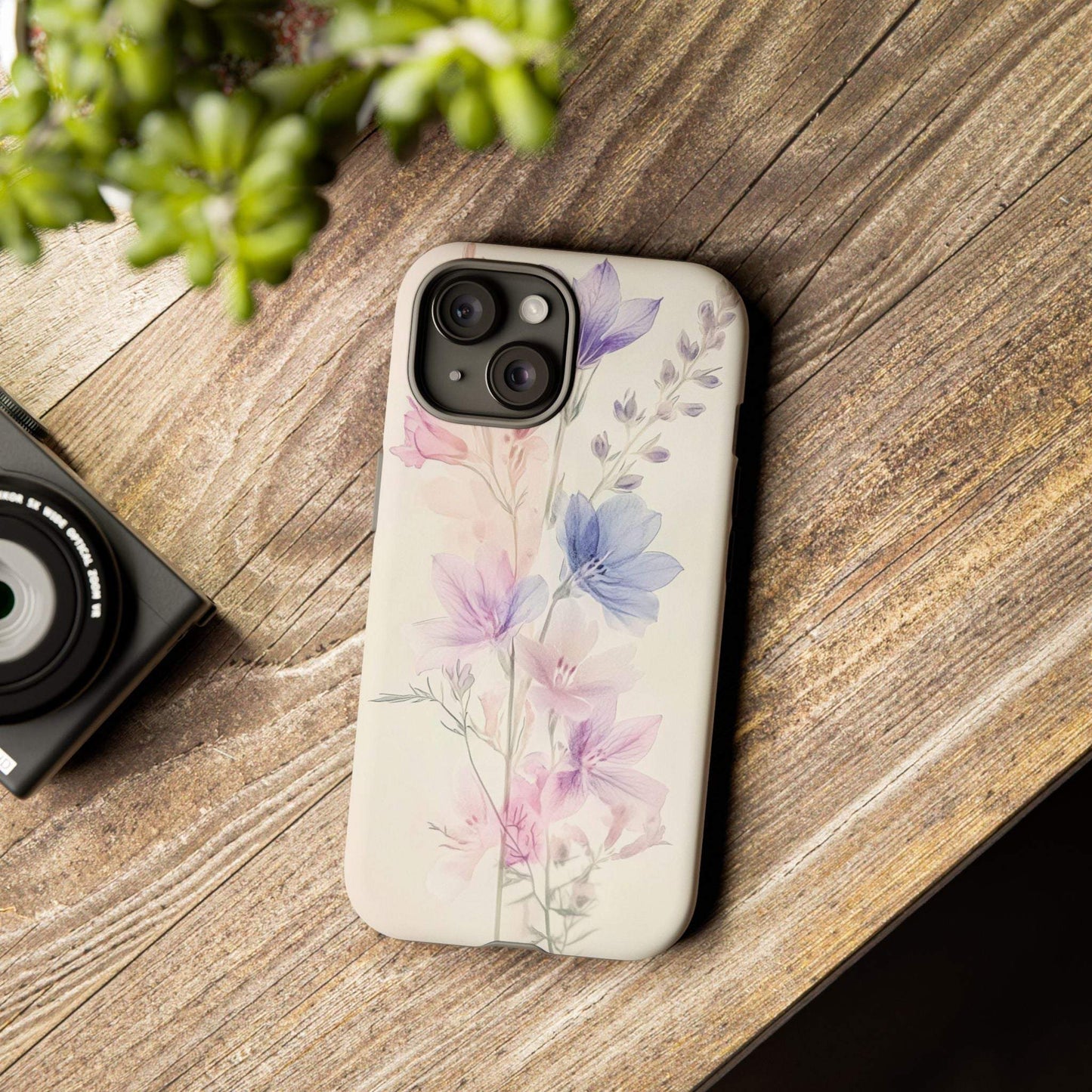 Floral Tough Phone Case | Stylish Tech Accessory, Gift for Her, Trendy Phone Cover, Summer Vibes, Nature Lovers